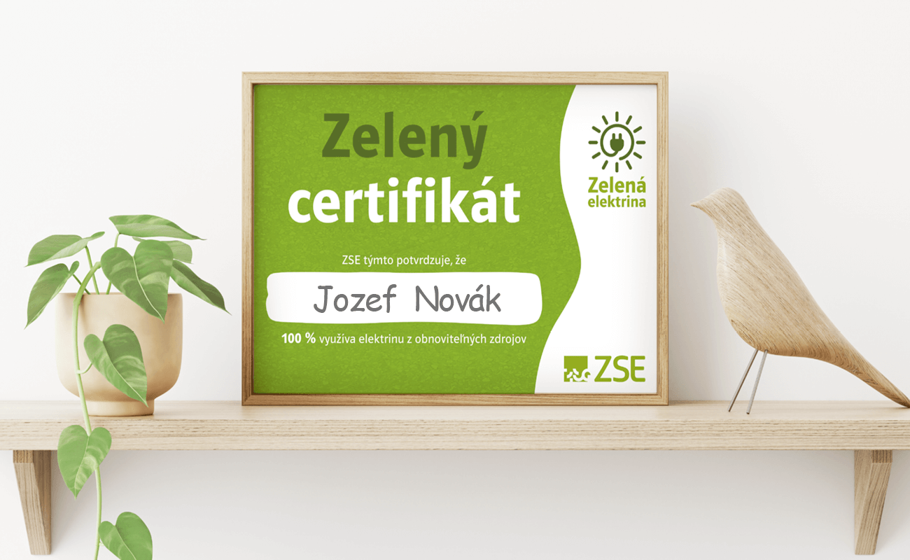 Zelený certifikát