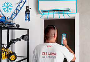 Montáž klimatizácií od ZSE v smart redakcii TECHBOXU