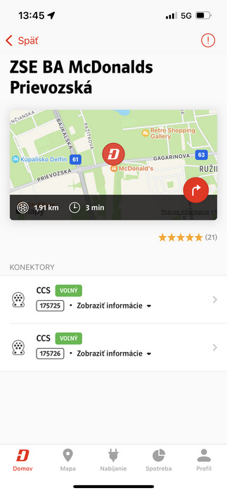 Ukážka aplikácie ZSE Drive