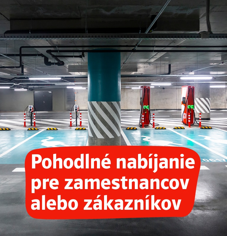 Nabíjanie elektromobilov pre firmy od ZSE