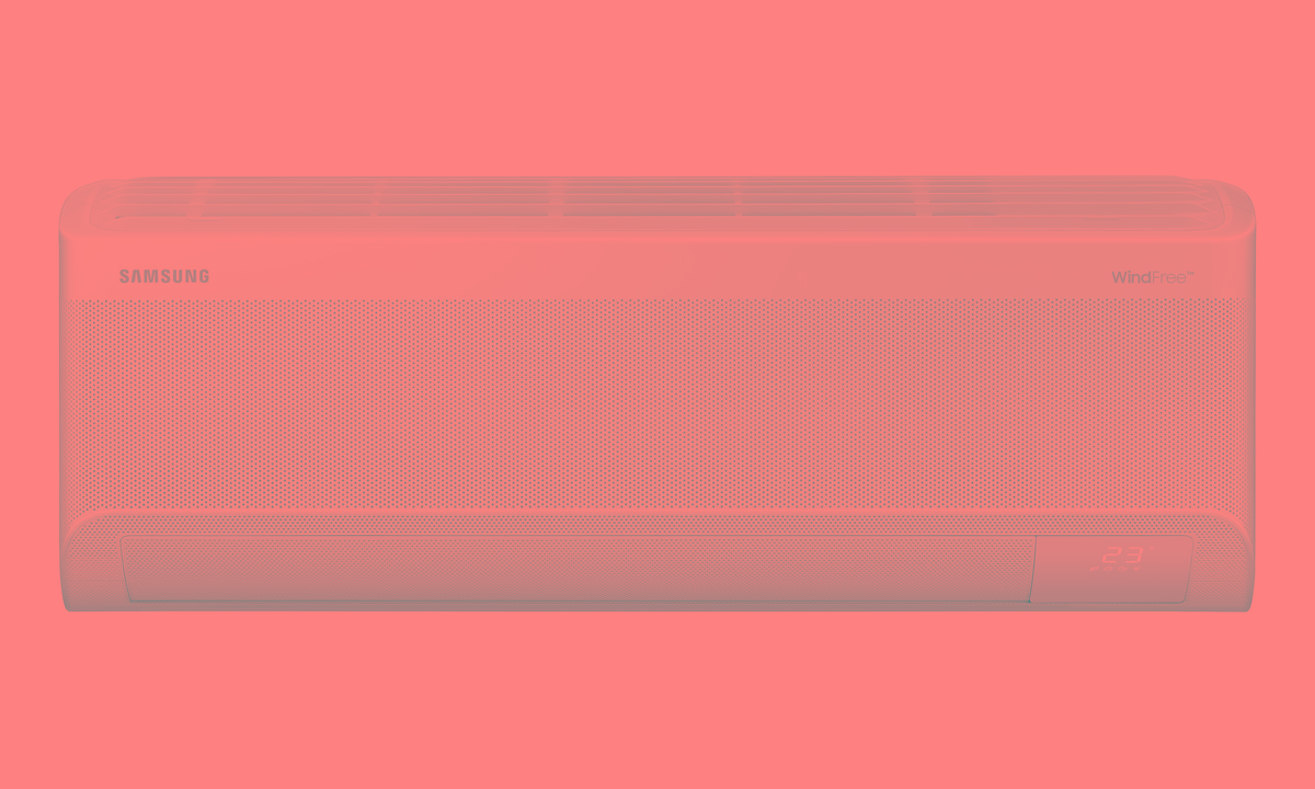Klima Samsung WindFree biela - pohľad spredu