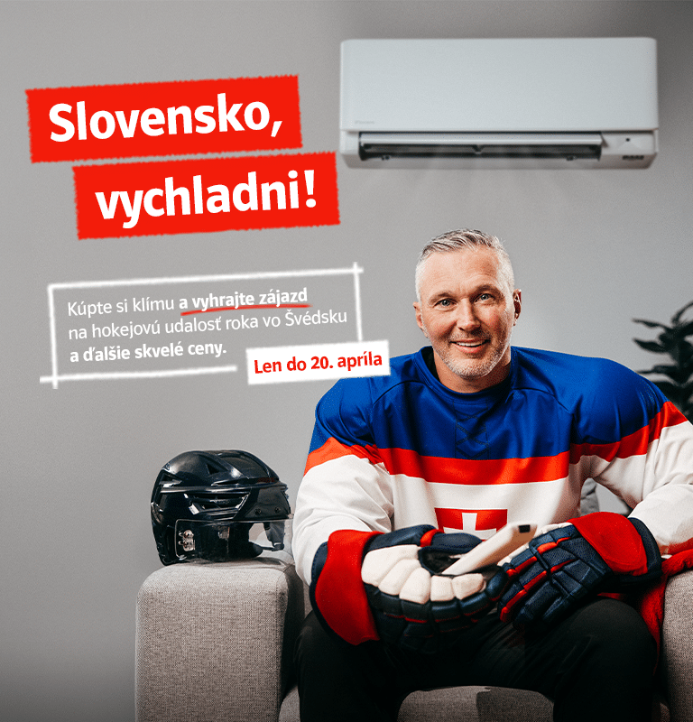 Kúpte si klímu a vyhrajte zájazd na hokejovú udalosť roka vo Švédsku a ďalšie skvelé ceny. Len do 20. apríla