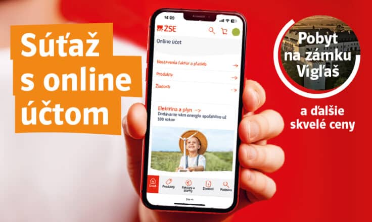 Súťaž s online účtom ZSE