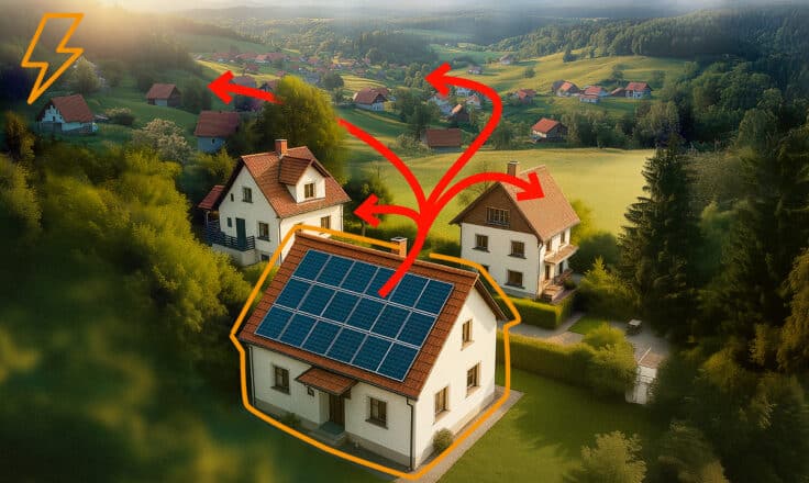 Zdieľajte elektrinu z fotovoltiky so ZSE