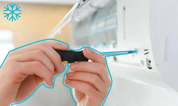 Výmena filtra na klimatizácií Daikin.