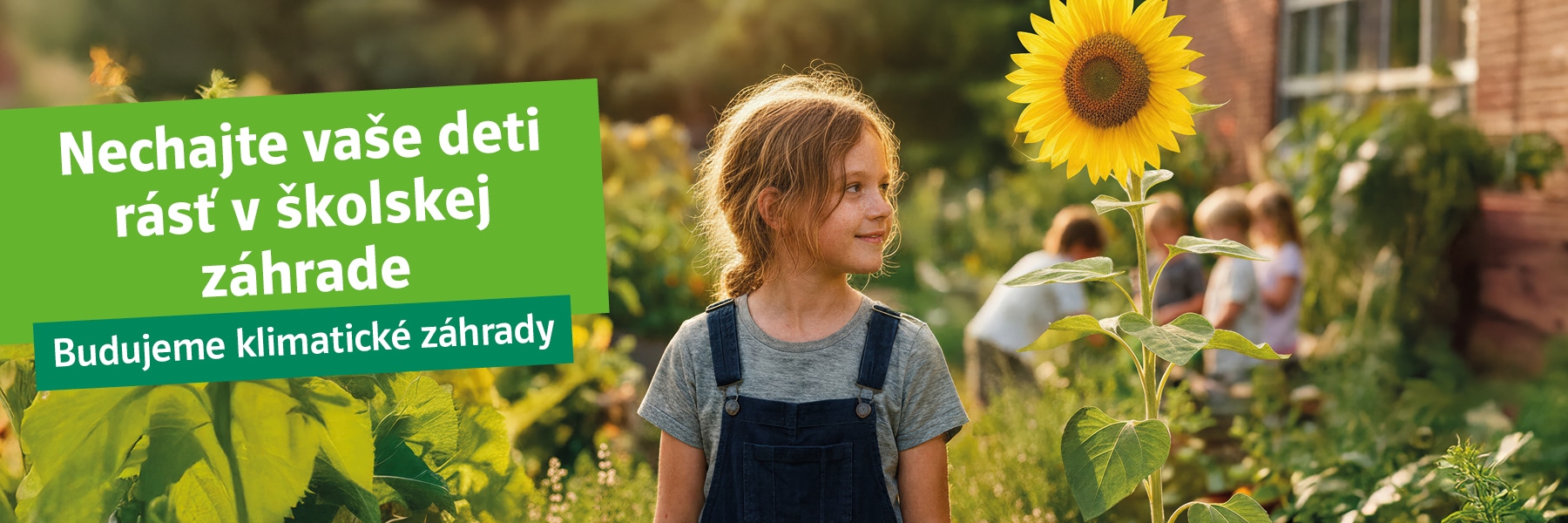 Nechajte vaše deti rásť v školskej záhrade. Budujeme klimatické záhrady