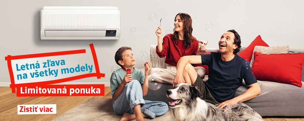 Letná zľava na všetky modely. Limitovaná ponuka. Zistiť viac