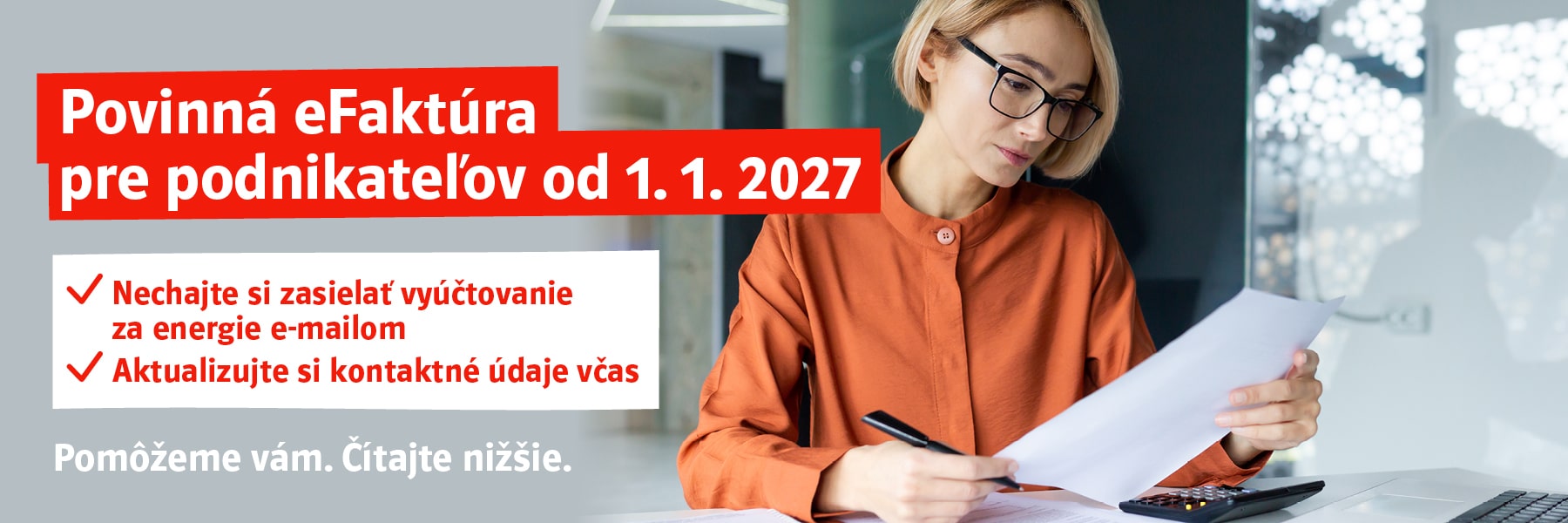Povinná e-faktúra pre podnikateľov od 1.1.2027